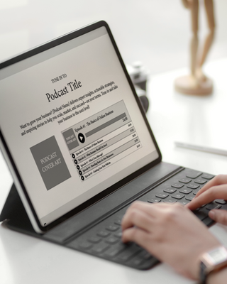 Beautifully designed homepage template
