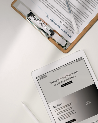 Homepage design layout mockup
